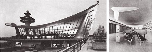  Aeropuerto Washington-Dulles, Virginia, EE UU. Eero Saarinen, 1962. Evacuación de pluviales por gravedad.
